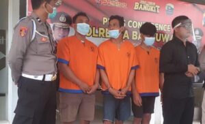 Enam Pelaku Sindikat Curanmor Lintas Kabupaten Diamankan Polres Banyuwangi