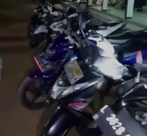 Polisi Gerebek Sarang Penadah Motor di Bangkalan
