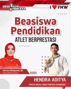 Febriana Meldyawati Beri Beasiswa Atlet Judo Kota Mojokerto yang Berprestasi