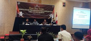 KPU Kota Mojokerto Gelar Pleno Penetapan DPS 104.855 Pemilih