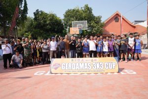Ketua Komisi II Agus Wahjudi Buka Kompetisi Basket Gerdamas 3×3 Cup