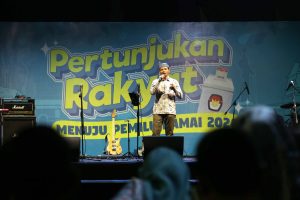 Melalui Pertunjukan Rakyat, Kominfo Ajak Masyarakat Bergembira Wujudkan Pemilu Damai 2024