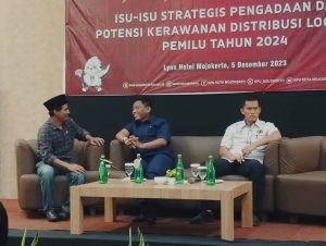 FGD Isu Strategis Pengadaan, KPU Kota Mojokerto Ajak Semua Elemen Sukseskan Pemilu 2024
