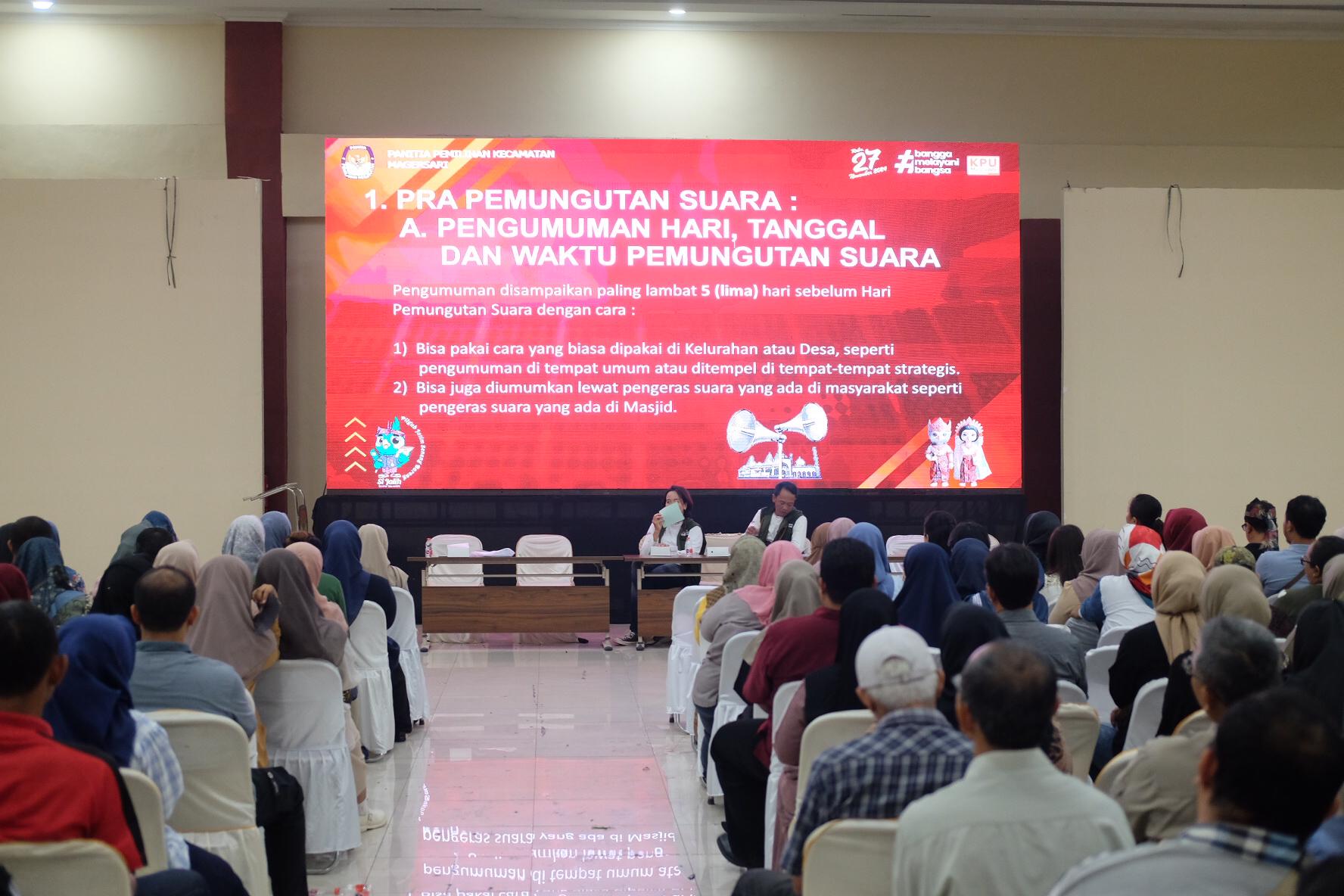 KPU Kota Mojokerto Gelar Bimtek Pendalaman Tugas KPPS di Pilkada 2024