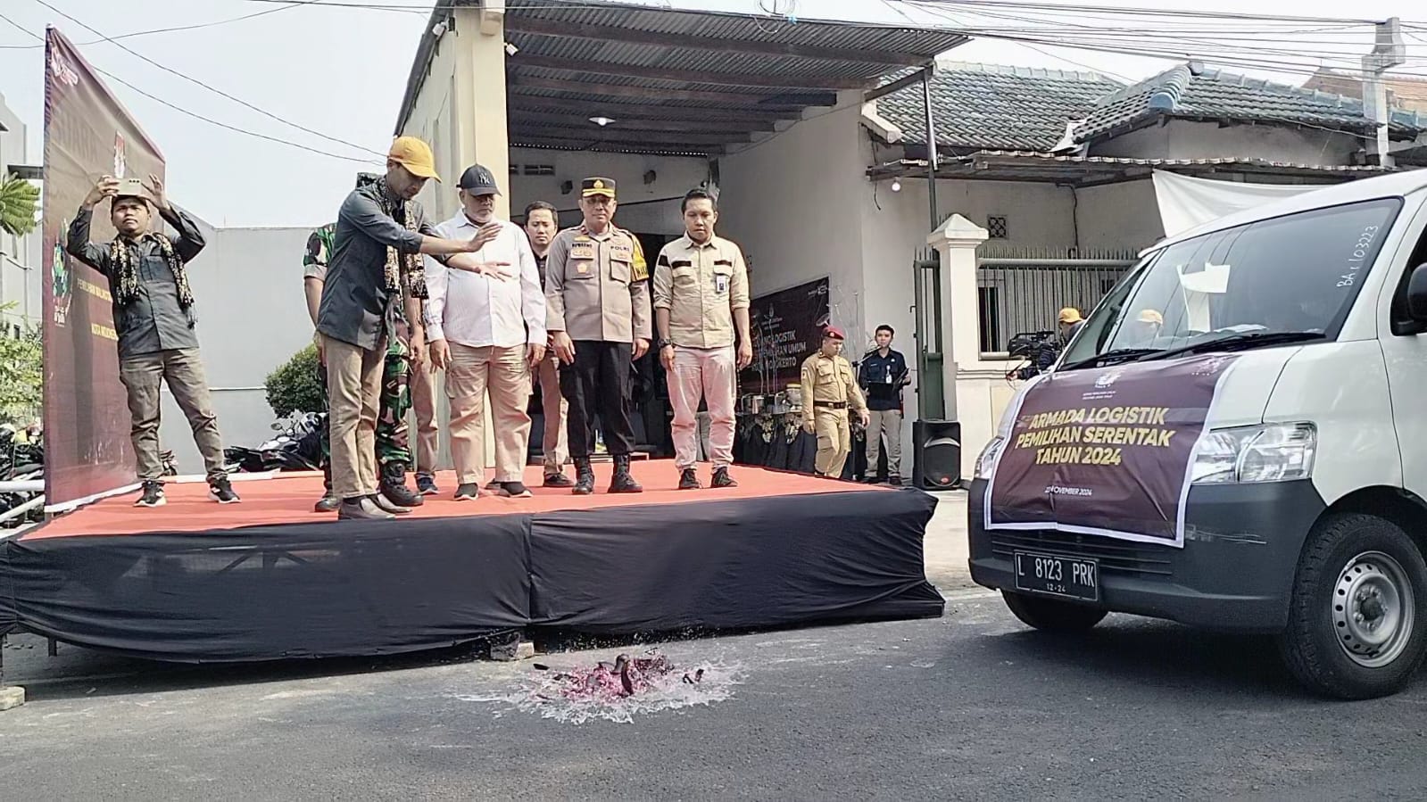 Diawali Apel Bersama, KPU Kota Mojokerto Mulai Distribusi Logistik Pilkada Serentak 2024