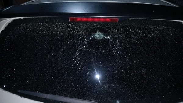 Viral! Mobil Warga Kediri Ditembak Oleh Orang Tak Dikenal