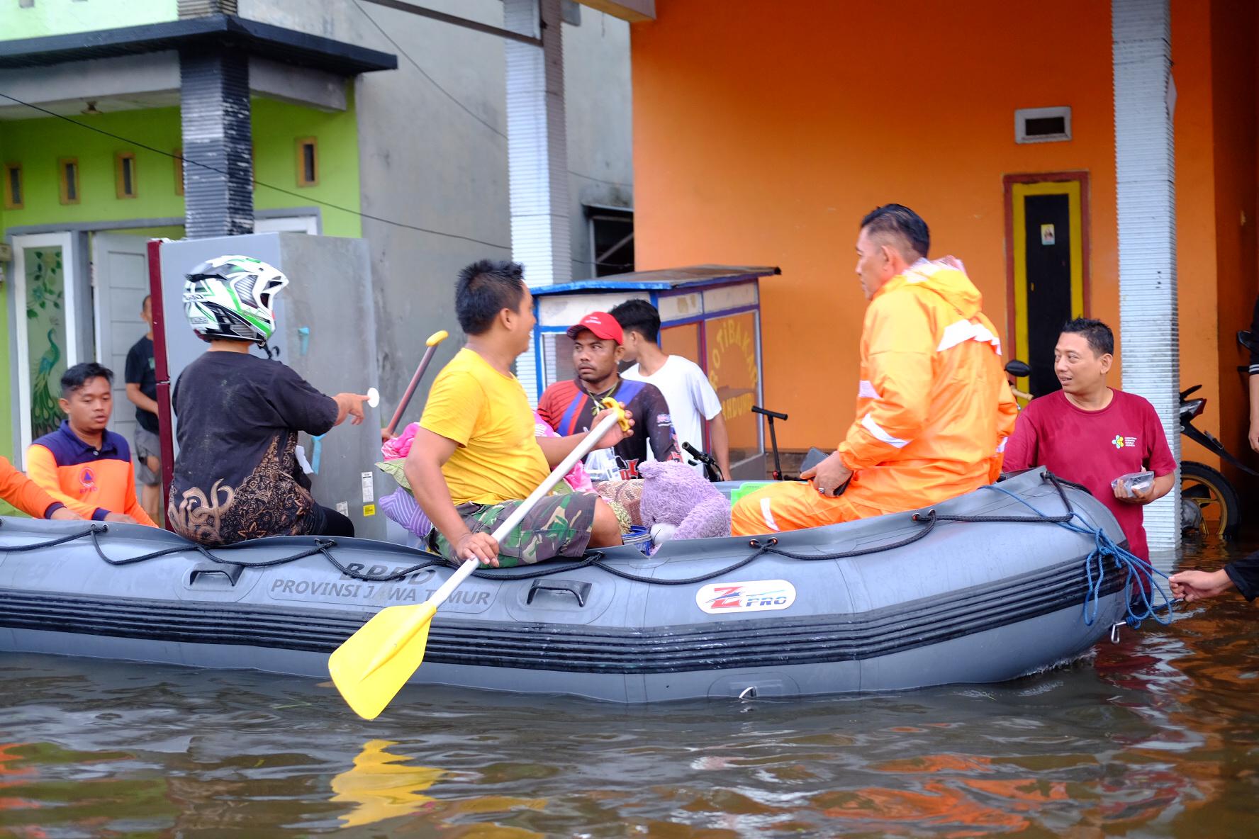 Banjir Tak Kunjung Surut di Kelurahan Prajuritkulon Kota Mojokerto, Ratusan Warga Terdampak