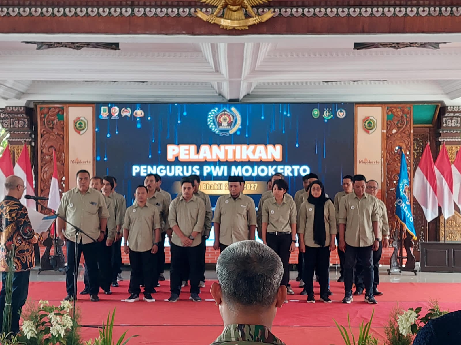 PWI Jatim Lantik Pengurus PWI Mojokerto Raya Periode 2024-2027, Berikut Susunan Pengurus