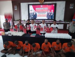 Polres Mojokerto Kota Tangkap 7 Pengedar Narkoba di Awal Tahun 2025