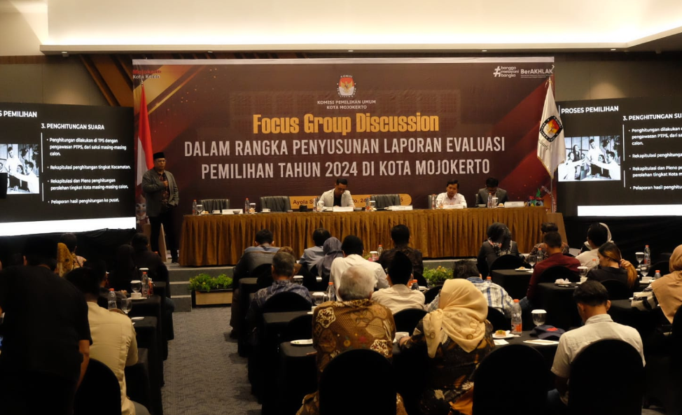 Gelar FGD, KPU Kota Mojokerto Evaluasi Pemilihan Tahun 2024