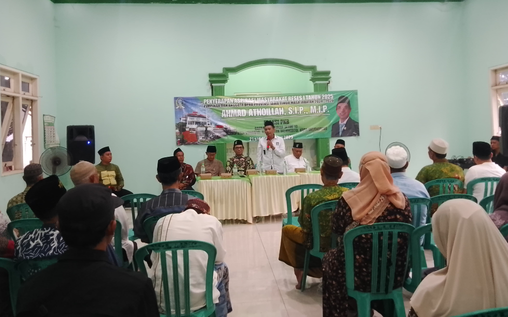 Ahmad Athoillah Anggota DPRD Provinsi Jatim Serap Aspirasi Masyarakat Kota Mojokerto Dalam Reses I
