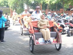 Ning Ita Jajal Becak Listrik, Program Prabowo Indonesia Ekonomi Hijau