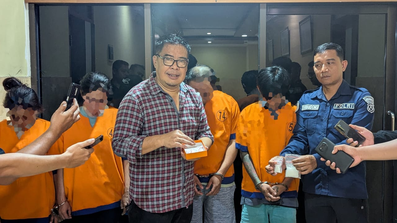 Polres Banyuwangi Amankan 4 Tersangka dan 29 Paket Sabu Diamankan