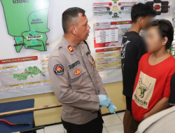 Hendak Tawuran, Polres Pelabuhan Tanjungperak Amankan 4 Remaja Bersajam dan Busur Panah 