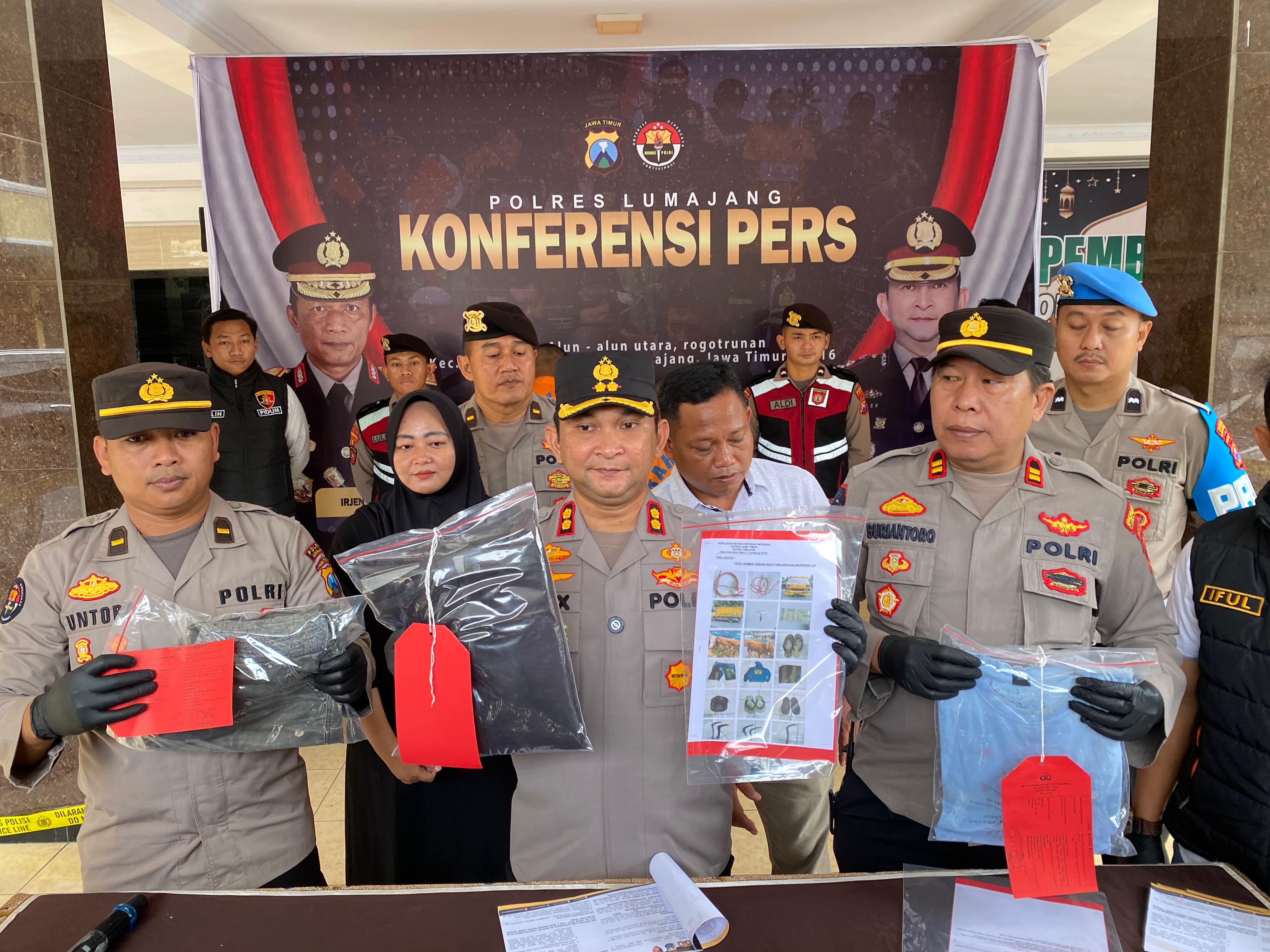 Polres Lumajang Berhasil Amankan DPO Kasus Pencurian Sapi dan Buru 4 Pelaku Lain