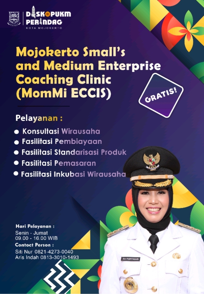 Tingkatkan Pertumbuhan Perekonomian, Diskopukmperindag Kota Mojokerto Luncurkan Aplikasi Layanan “Mommi Eccis”