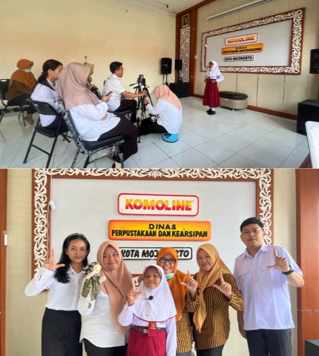 Asah Bakat Anak, Dispusip Kota Mojokerto Ciptakan Inovasi Komoline