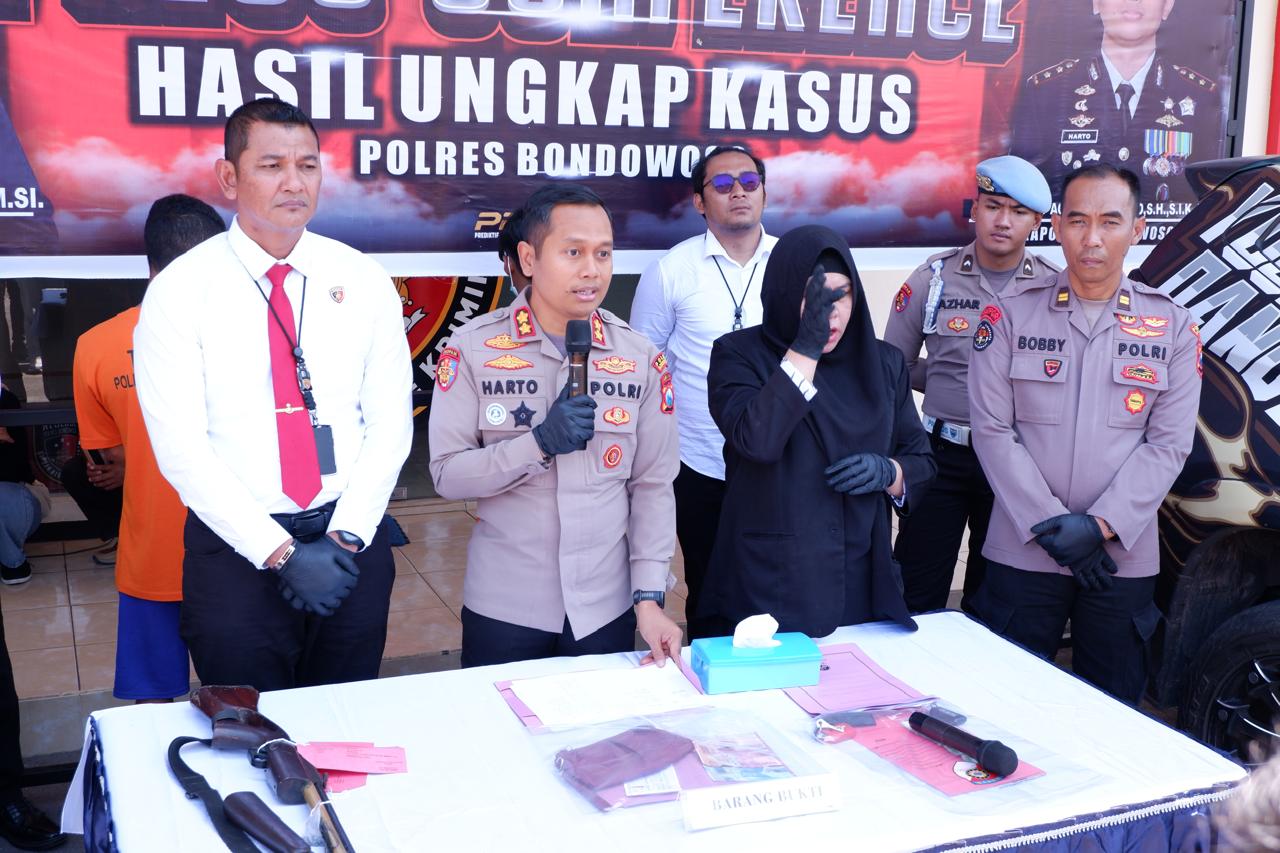 Polres Bondowoso berhasil Ungkap Tiga Kasus Kriminal, Dua di Antaranya Libatkan Remaja Dibawah Umur