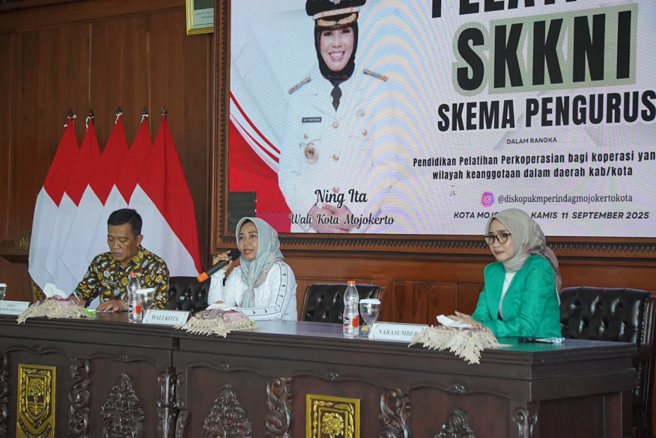 Gelar Pelatihan SKKNI, Wali Kota Mojokerto Dorong Profesionalisme Pengurus Koperasi