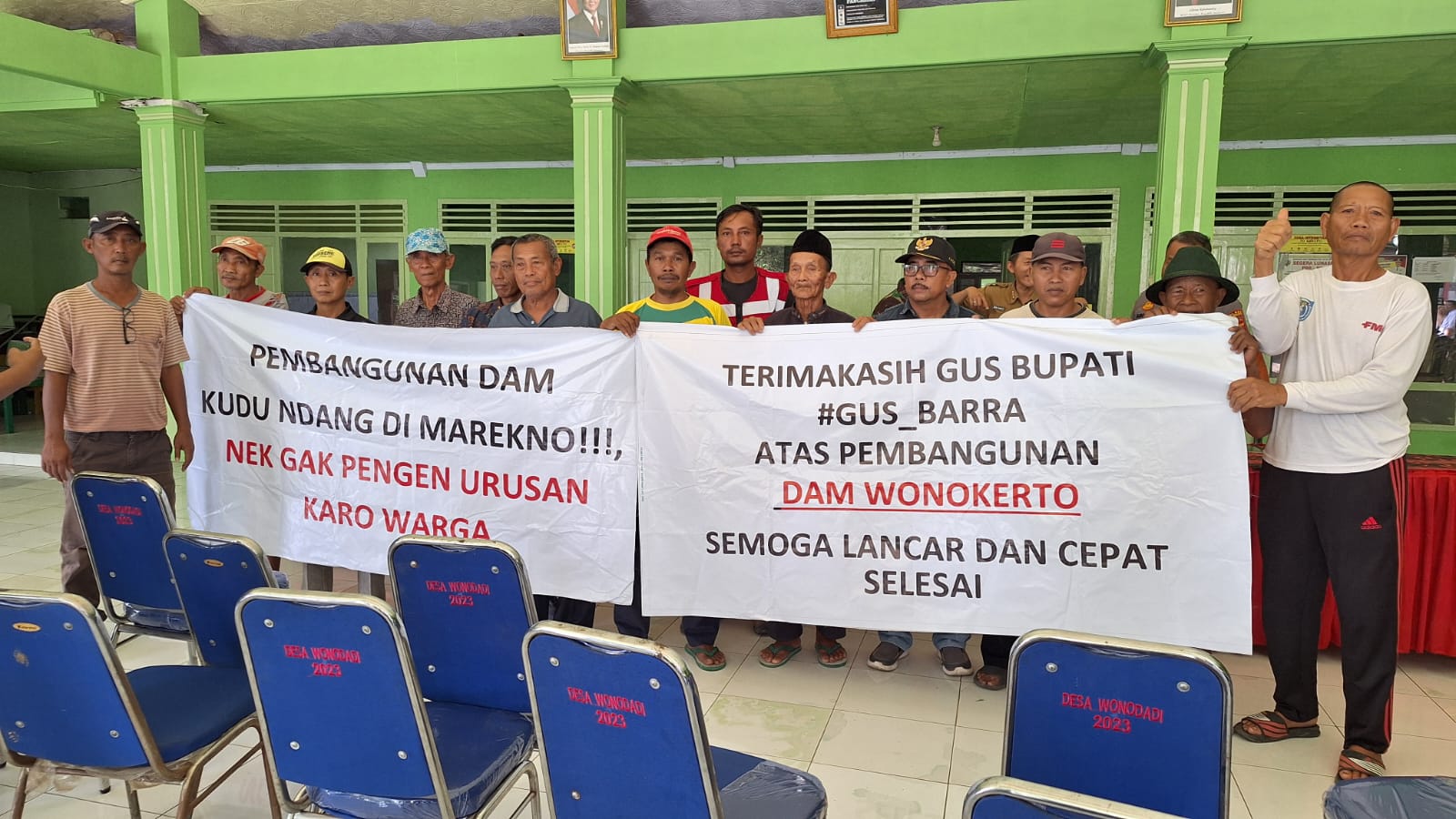 Gelar Aksi Dukungan, Petani Wonodadi Siap Kawal Proyek Irigasi Senilai Rp 4,1 miliar Segera Rampung