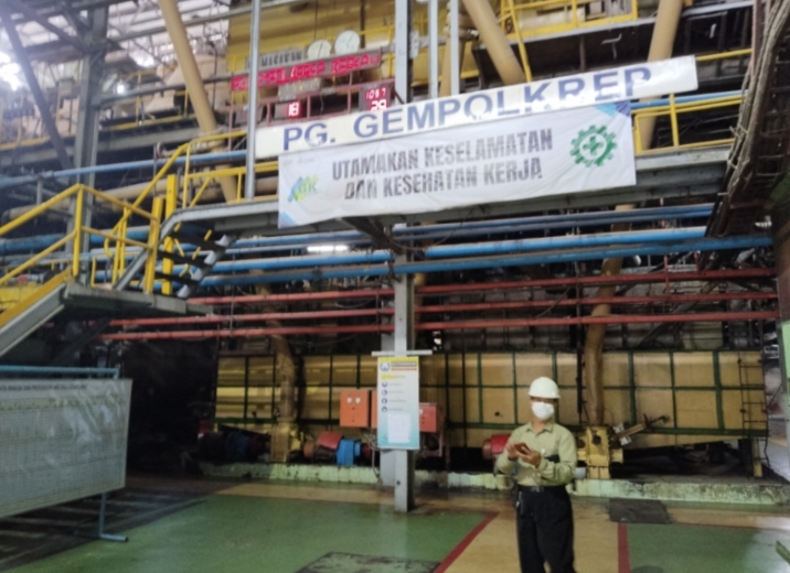 Plaintour di PG Gempolkrep, PWI Mojokerto Apresiasi Produksi Gula
