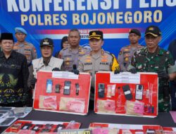 Polres Bojonegoro Bongkar Jaringan Peredaran Sabu dan Ganja